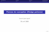 Patrons de conception (Design patterns)dpt-info.u-strasbg.fr/~blansche/files/ogl_cours_5.pdf · Introduction Cr´eation Structure Comportement ... Design Patterns ... Hierarchie identique