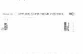 Slotine • Li APPLIED NONLINEAR CONTROL - UTA and Li applied nonlinear... · Applied nonlinear control ... Fundamentals of Lyapunov Theory 40 3.1 Nonlinear Systems and ... analytical