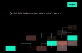 SPSS Advanced Models™ 16 - Marketing Forge · To install the SPSS Advanced Models add-on module, ... updated for SPSS 16.0, is planned. The SPSS Advanced Statistical Procedures