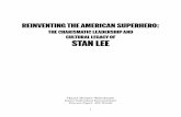 REINVENTING THE AMERICAN SUPERHERO - nhd.org · REINVENTING THE AMERICAN SUPERHERO: ... As the comic book industry was collapsing during the 1950s and 60s, ... This song …