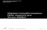 Digital transformation: How mature are Swiss SMEs? ·  · 2016-12-056 Digital transformation: How mature are Swiss SMEs? Interview with the authors: Why digitise? These days the