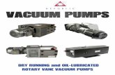 DRY RUNNING and OIL-LUBRICATED ROTARY VANE VACUUM PUMPS · DRY RUNNING and OIL-LUBRICATED ROTARY VANE VACUUM ... rotary vane pressure pump with integral suction air ... epublic offers