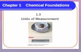 Chapter 1 Chemical Foundations - Department of Chemistrychemistry.csudh.edu/faculty/krodriguez/CHEM110/Ch1_Chemical... · 25 Indicate the unit that matches the description. 1. A mass