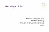 Histology of Ear - USU OpenCourseWareocw.usu.ac.id/course/...special-senses-system/...histology_of_ear.pdf · Histology of Ear Histology Department Medical Faculty University of Sumatera