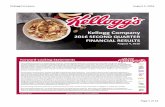 Kellogg /media/Files/K/Kellogg-IR/reports-and...Kellogg Company Page 2of 14 August 4, 2016 Second Quarter 2016 3 *On a currency‐neutral comparable basis August 4, 2016 KELLOGG COMPANY