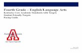 Fourth Grade – English/Language Arts grade ELA Standards in...Page 1 of 55 Revised 2/28/2012 Fourth Grade – English/Language Arts Kentucky Core Academic Standards with Targets