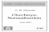 Conflict Studies Research Centre - ETH Z Studies Research Centre ISBN 1-904423-39 ... the armed opposition in Chechnya must surrender and hand in all their ... 10  ...