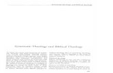 Systematic Theology and Biblical Theology - Amazon S3s3.amazonaws.com/tgc-documents/carson/2000_ST_and_BT.pdf · Distinction Between Biblical and Dogmatic Theology and the Specific