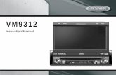 VM9312 - Quadratec · • 7" TFT Active Matrix LCD w/ Anti-Glare Coating ... • 18 gauge wire for power connections • 16 – 18 gauge ... iPod Video iPod iPod Mini iPod Nano SAT