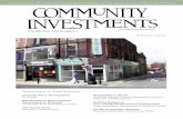 Community Investments: Special Issue on Small Business edition of Community Investments examines this ... poverty points to studies which indicate that small business- ... The SBA’s