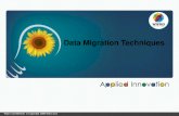 Data Migration Techniques - docshare01.docshare.tipsdocshare01.docshare.tips/files/22355/223551278.pdf · Direct Input Method methods ... •Batch Input •Legacy System Migration