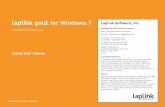 for Windows 7 - Laplinkdownload.laplink.com/documentation/pdf/llgold/GoldWin7_QSG_EN.pdfIf the Laplink Gold for Windows 7 Welcome screen does not appear when installing from CD-ROM,