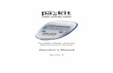 Portable Water Activity Measurement System V9.pdfPawkit User Manual 1. Introduction 1 1. Introduction Welcome to the Pawkit water activity measurement system. The Pawkit allows you