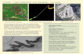 LIDAR - Light Detection and Ranging - Fact Sheet - Light Detection and Ranging - Fact Sheet LAS (LiDAR file format) data Profile derived from LAS information Ortho-photo of area
