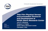 Thin Film Physical Sensor Instrumentation Research and Development …€¦ ·  · 2006-05-12Thin Film Physical Sensor Instrumentation Research and Development at ... • GE Transportation
