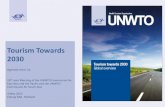 Tourism Towards 2030 - World Tourism Organizationasiapacific.unwto.org/sites/all/files/pdf/unwto_2030_asia.pdf · Tourism Towards 2030 Agenda Item 5a 24th Joint Meeting of the UNWTO