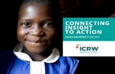 CONNECTING INSIGHT TO ACTION - ICRW Insight To Action, ... successfully and level the playing field for ... through the popular sport of kabaddi. The
