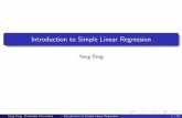 Introduction to Simple Linear Regression - …study.yuting.me/CU/Linear_Regression/Linear lectures.pdfCourse Description Theory and practice of regression analysis, Simple and multiple