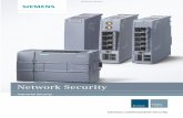 Network Security - Siemens · SCALANCE M Internet and mobile wireless routers 16 Application examples 18 ... perimeter network Firewalls and VPN Network security G_IK10_XX_10336 Defense