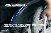 Flo-tech - Total Mobility | Mobility Solutions · prEssurE rEducing cushions Invacare Flo-tech cushions offer a unique range of ergonomically designed pressure reducing surfaces shaped