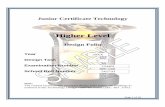 Junior Certificate Technology - t4 - Technology …t4.ie/Assessment/JC-Technology/Sample_Design-Folders/HL/Aroma unit.pdfJunior Certificate Technology Higher Level Design Folio Year
