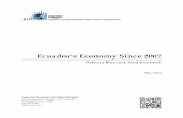 Ecuador’s Economy Since 2007cepr.net/documents/publications/ecuador-2012-05.pdf · Ecuador’s Economy Since 2007 ... Ecuador’s economy suffered only a mild recession during the