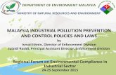 MALAYSIA INDUSTRIAL POLLUTION PREVENTION … · Prohibition order or stop work order for ... Command & Control of Enforcement Approach ... Slide 1 Author: RYAN OOI