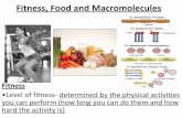 Fitness, Food and Macromolecules - Ms. Murray's Biologymsmurraybiology.weebly.com/uploads/2/5/5/6/25563258/_fitness_food... · Fitness, Food and Macromolecules ... protein or carbohydrates
