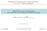 Programa Cooperación Farma-Biotech Jornada IV: … is an emerging biopharmaceuticals company ... in-licensed a portfolio of patents in nanomedicine ... Advancell_web.ppt