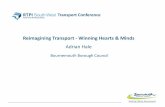 Adrian Hale - RTPI.org.uk · Reimagining Transport - Winning Hearts & Minds Adrian Hale Bournemouth Borough Council Transport Conference