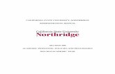 CALIFORNIA STATE UNIVERSITY, NORTHRIDGE ADMINISTRATIVE MANUALfacacct/policies/manuals/section600.pdf · CALIFORNIA STATE UNIVERSITY, NORTHRIDGE ADMINISTRATIVE MANUAL ... 621.5 Appointment