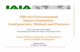 Effective Environmental Impact Assessment: Good practices ... Environmental Impact Assessment: Good practices, ... Effective Environmental Impact Assessment: Good practices, ... (EMS)