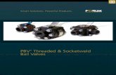 Smart Solutions. Powerful Products. · Title: PBV Threaded & Socketweld Ball Valves Author: Forum Energy Technologies, PBV Valves Subject: PBV Threaded & Socketweld Ball Valves Keywords