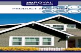 PRODUCT SPEC GUIDE 2014 · PRODUCT SPEC GUIDE2014. ... siding product line is the most complete in the marketplace including a full range of standard and specialty performance