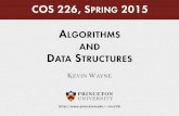 ALGORITHMS AND DATA STRUCTURES - Computer … · topic data structures and algorithms data types stack, queue, bag, union-find, ... But once unlocked, they cast a brilliant new light