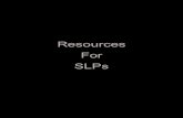 Resources For SLPs - MDE Home · Resources For SLPs . ... Testing Guide Online Course (LinguiSystems) ... through open communication, honesty and respect; ...