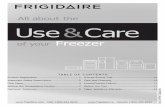 All about the Use& Care - Whitesell Searchmanuals.frigidaire.com/prodinfo_pdf/StCloud/A01058501en.pdf · TABLE OF CONTENTS USA 1-800-944-9044 Canada 1-800-265-8352 All about the Use&