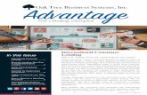 Advantage - Oak Tree Business Systems, Inc. · take advantage of it, though apparently reluctant at ... and funding loans or purchases. ... Use the tips above as general guidelines.