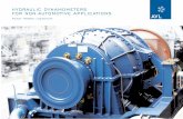 HYDRAULIC DYNAMOMETERS FOR NON … DYNAMOMETERS FOR NON-AUTOMOTIVE APPLICATIONS ... • Low moment of inertia combined with a compact, robust design