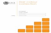 Hair colour correction - VTCT · Hair colour correction ... planning a realistic course of action, ... Explain how the International colour chart is used to select colour n.