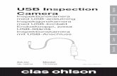 USB Inspection - images.clasohlson.com Inspection Camera Inspektionskamera ... Låt cd-skivan sitta kvar i cd-facket. ... Audio Capture Filter Öppna fönstret för ljudinställningar.