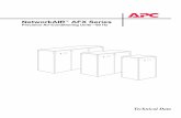 Network AFX Series AIRTM - - APC USA · Introduction The APC AFX series precision air-conditioning system provides compact, quiet, efficient, and reliable system solutions in the