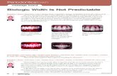 Biologic Width Is Not Predictable - Dentaltown€¦ · Biologic Width Is Not Predictable danmelker ... Kois sounds, Spear uses sulcus ... I do not believe Dr. Spear advocates CLFCL
