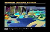 Middle School Guide - Roycemore School · Middle School program are: academic, personal and ... Novels recently read are Half Magic, The Witch of Blackbird Pond, The Winter of Red