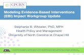 Modeling Evidence-Based Interventions (EBI) Impact ...cpcrn.org/wp-content/uploads/2017/06/Modeling-WG-Presentation.pdfModeling Evidence-Based Interventions (EBI) Impact Workgroup