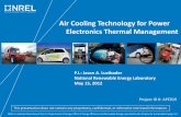Air Cooling Technology for Power Electronic Thermal Control ·  · 2014-03-11Air Cooling Technology for Power Electronics Thermal Management . ... level test bench . Design and build