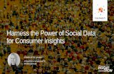 Harness the Power of Social Data for Consumer Insights · Harness the Power of Social Data for Consumer Insights CHARLOTTE VANG / STRATEGY & INSIGHTS MANAGER UK