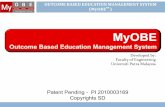 MyOBE Management System - Universiti Teknologi MARAdrjj.uitm.edu.my/DRJJ/OBE FSG Dec07/OBEJan2010... · OUTCOME BASED EDUCATION MANAGEMENT SYSTEM (MyOBETM) Developed by: Faculty of