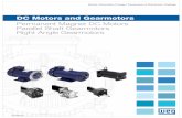 DC Motors and Gearmotors - weg.net · • Gearbox Designed to AGMA Standards • Oil Filled • Needle Bearings ... Catalog Number Gearmotor Hp Voltage RPM FLA Ratios FLT in-lbs List