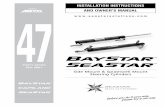 INSTALLATION INSTRUCTIONS 47 - SeaStar Solutions Canada Acquisition Inc. DBA SEASTAR ... from your engine manufacturer and are required to ... HC5370-3 SeaStar Side Mount Cylinder